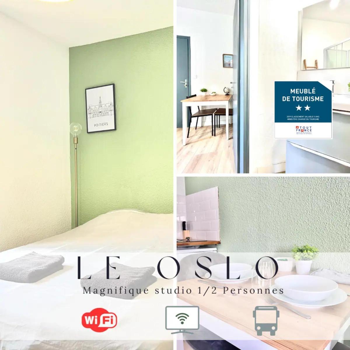 Apartmán Le Oslo, A 50M De La Gare Tv Connecte+Fibre Poitiers Exteriér fotografie